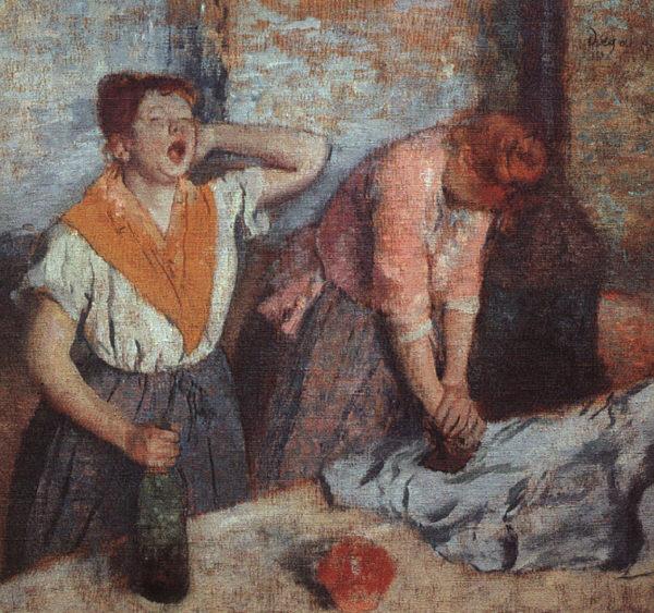 Edgar Degas Laundry Maids France oil painting art